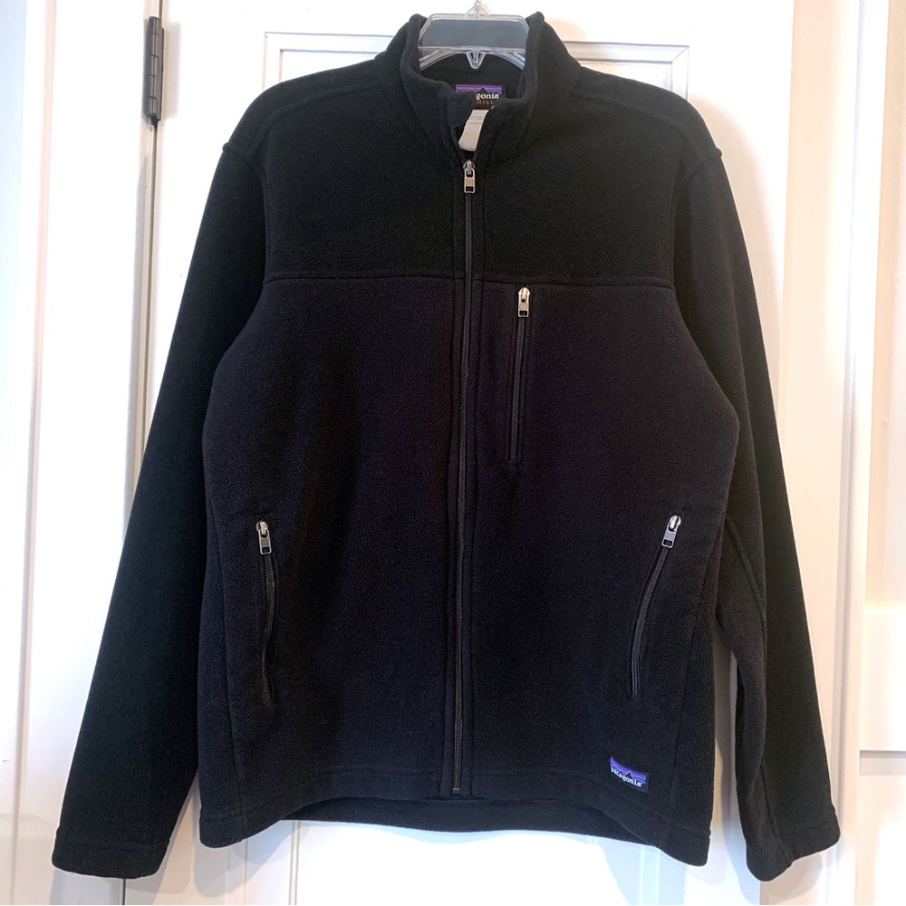 EUC Patagonia Synchilla Full Zip Polar Fleece Jacket - Black